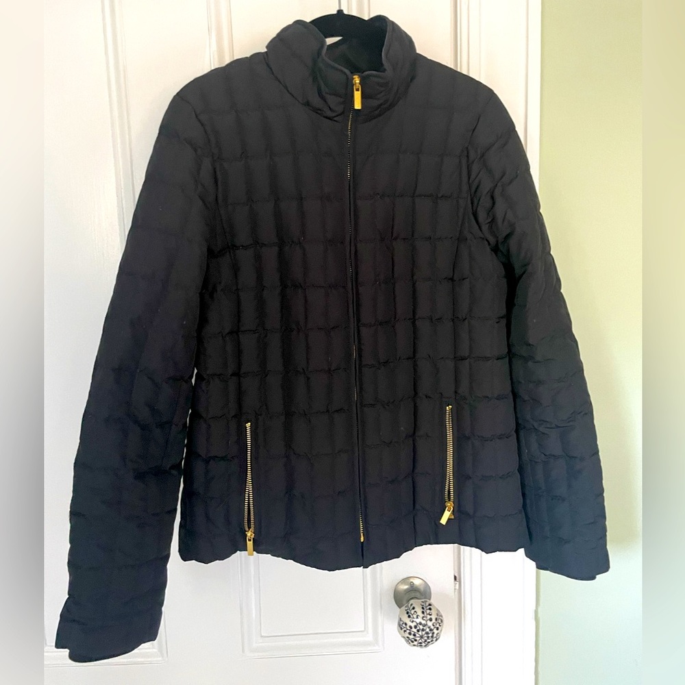 Gorgeous J Crew quilted down jacket - M